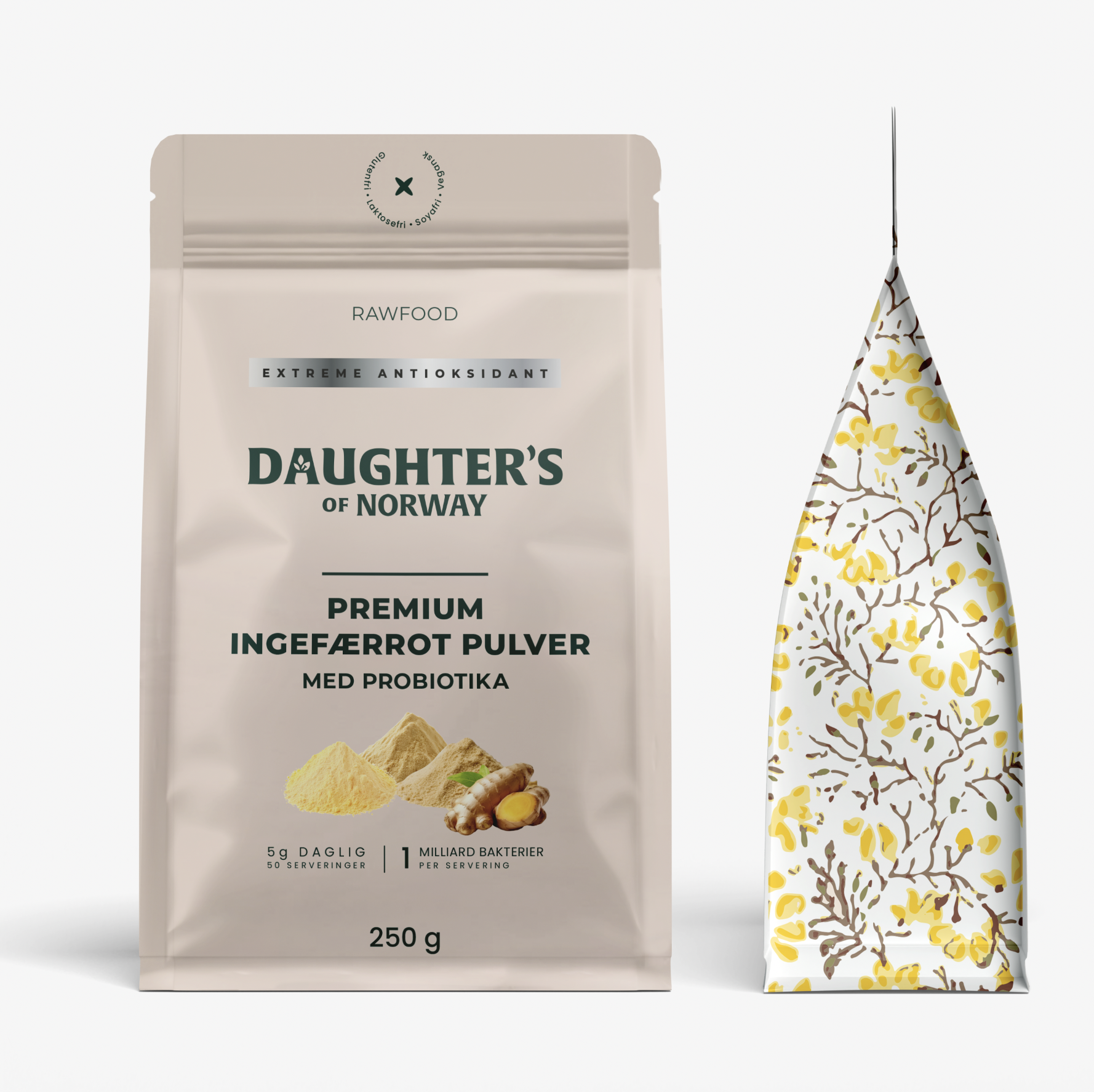 Premium Ingefær med Probiotika